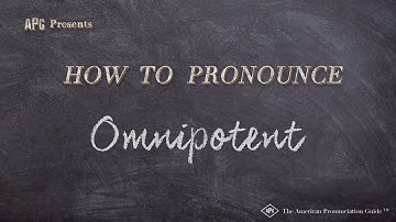 How to Pronounce Omnipotent (Real Life Examples!)