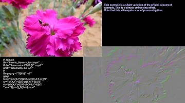 Examples of manupilation of video colors with ffmpeg - geq, vignette