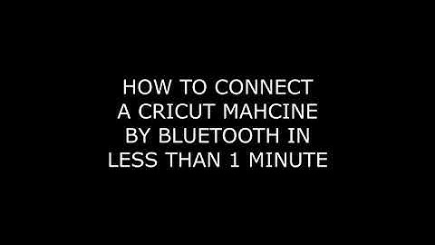 How to connect a Cricut machine by Bluetooth in less than 1 minute (*Fix for it not showing up*)
