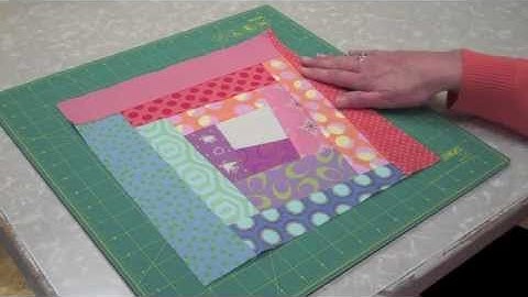 CRAZY LOG CABIN -- Choosing Fabric (#4 of 22 videos) - LearnHowToQuilt.com CLASSES