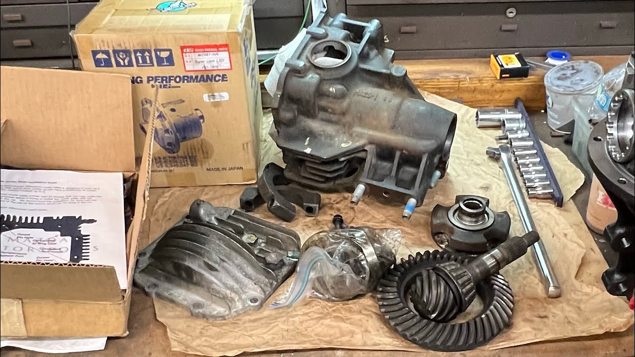 Mazda sports NC Miata cooling plate installed Osgiken 1.5way LSD ...