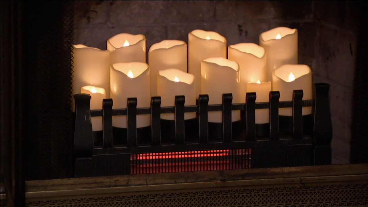Duraflame Infrared Quartz Heater Fireplace Insert on QVC - YouTube