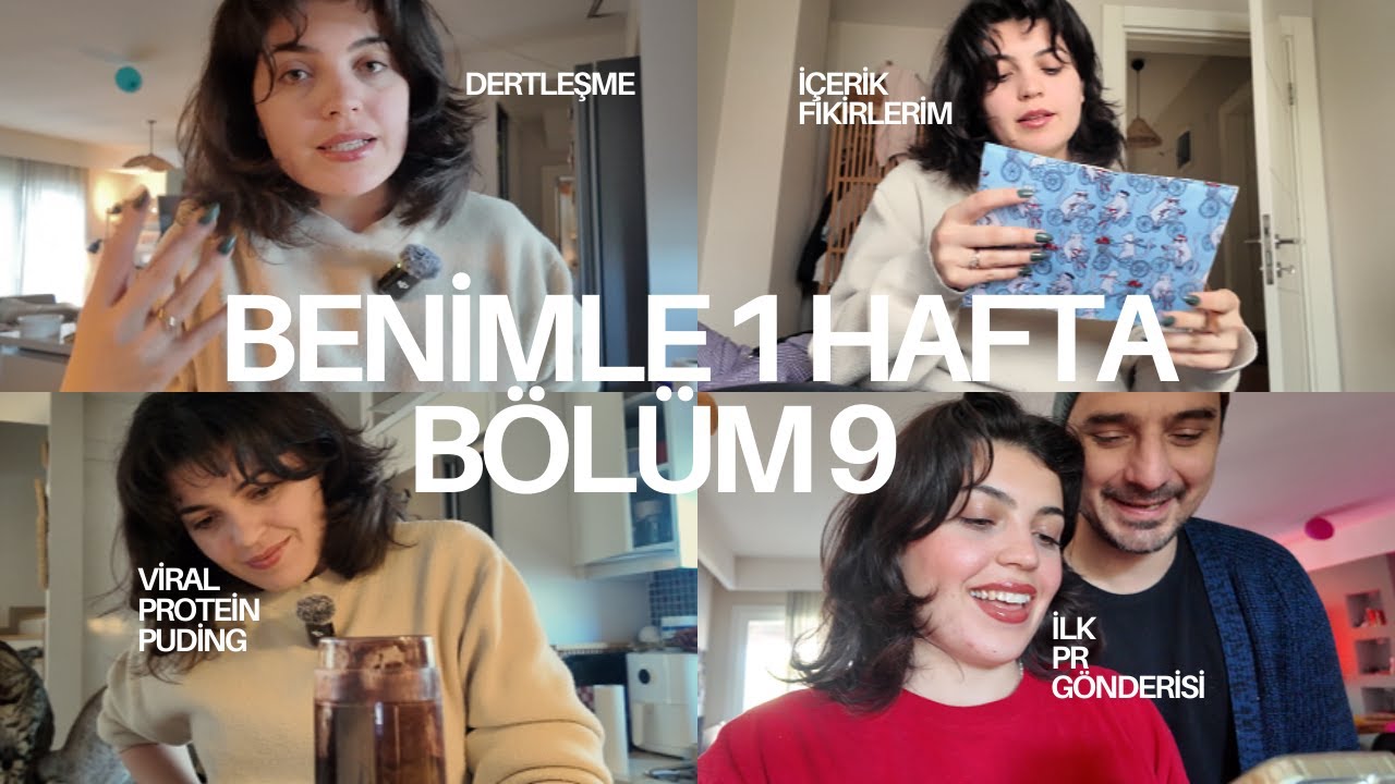 Vlog | İlk PR Gönderim! 🎉 İçerik Üreticiliği Yolculuğum ve Viral Protein Puding Tarifi