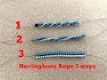 How to achieve more spirals on Herringbone rope || 3 ways to make 2 bead Herringbone rope