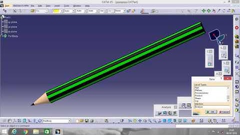 CATIA V5 PENCIL DESIGN TUTORIAL FOR BEGINNERS