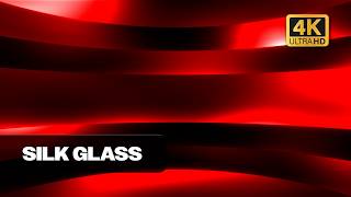 Glass Gradient Loop (Red) - 4K 1-Hour Background