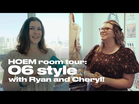 HOEM Room Tour: 06 Style (with Ryan and Cheryl!) | 3-bedroom student dorm tour
