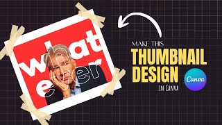 Create TEXT MASK Thumbnails like DODFORD in Canva