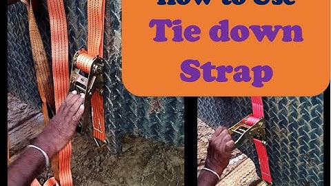 How to Use Tie down Strap | Ratchet  Belt | Ratchet tie down instructions | Ratchet belt How to Use