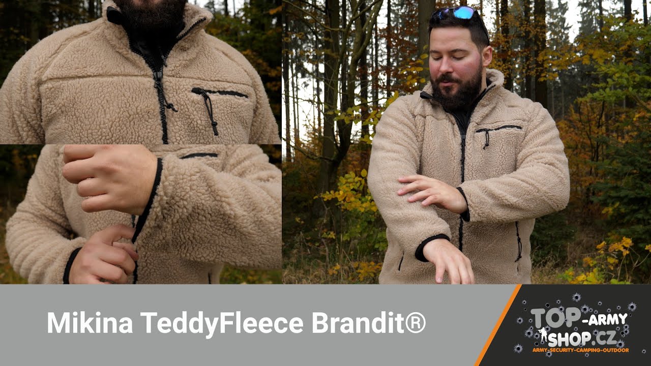 Brandit Teddyfleece Worker Chaleco Moda Hombre Mullido Calentar