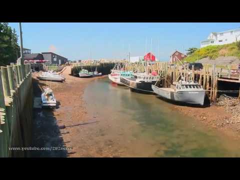 Bay of Fundy Tides Timelapse Video