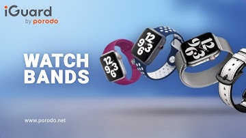 Premium Designer Watch Bands from iGuard by Porodo | Trendy Design and Genuine Leather Watch Straps