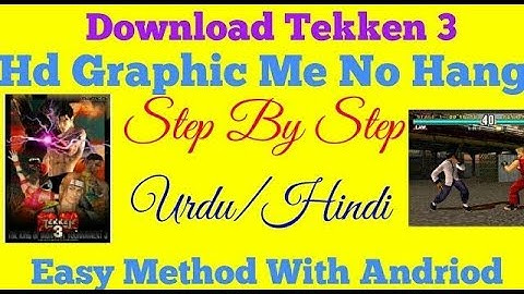 How to download tekken 3 and and it