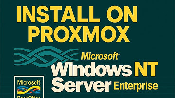 Install Windows NT 4 Enterprise Server on Proxmox