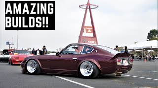 EXTREME WIDEBODY Datsun at 2021 Japanese Classic Car Show! Part 2