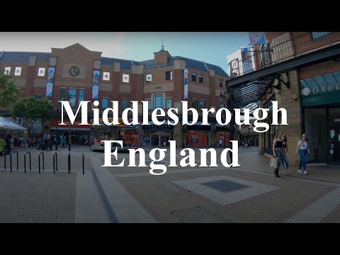 Walking tour in Middlesbrough, England(UK) 4K