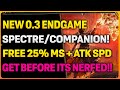 NEW BEST 0.3 AURA Spectre/Companion For ANY Build! | HUGE 25% ATK SPEED + MS BUFF!!
