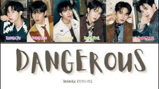 INFINITE (인피니트) | 'DANGEROUS' LYRICS COLOR CODED [HAN/ROM/ENG] with FAN CHAT lyric (on substitles)