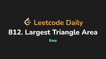 812. Largest Triangle Area | Leetcode Daily - Python