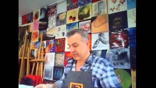 Monotypes à l'acrylique