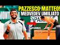 Montecarlo choc ! Berrettini annienta Medvedev e il russo perde la testa!!😱