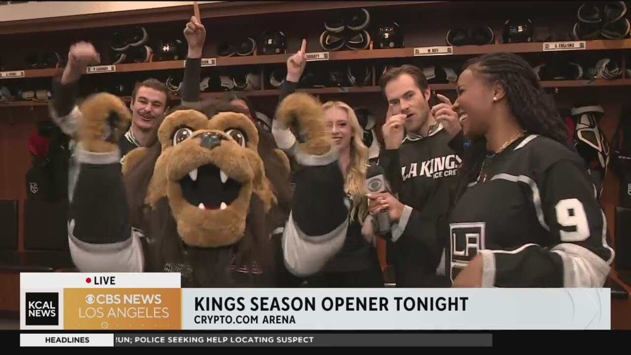 LA Kings 'Ice Crew' getting ready for the season opener YouTube
