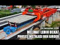 Proses Instalasi Box Girder Kereta Cepat DK30 Cikarang Barat