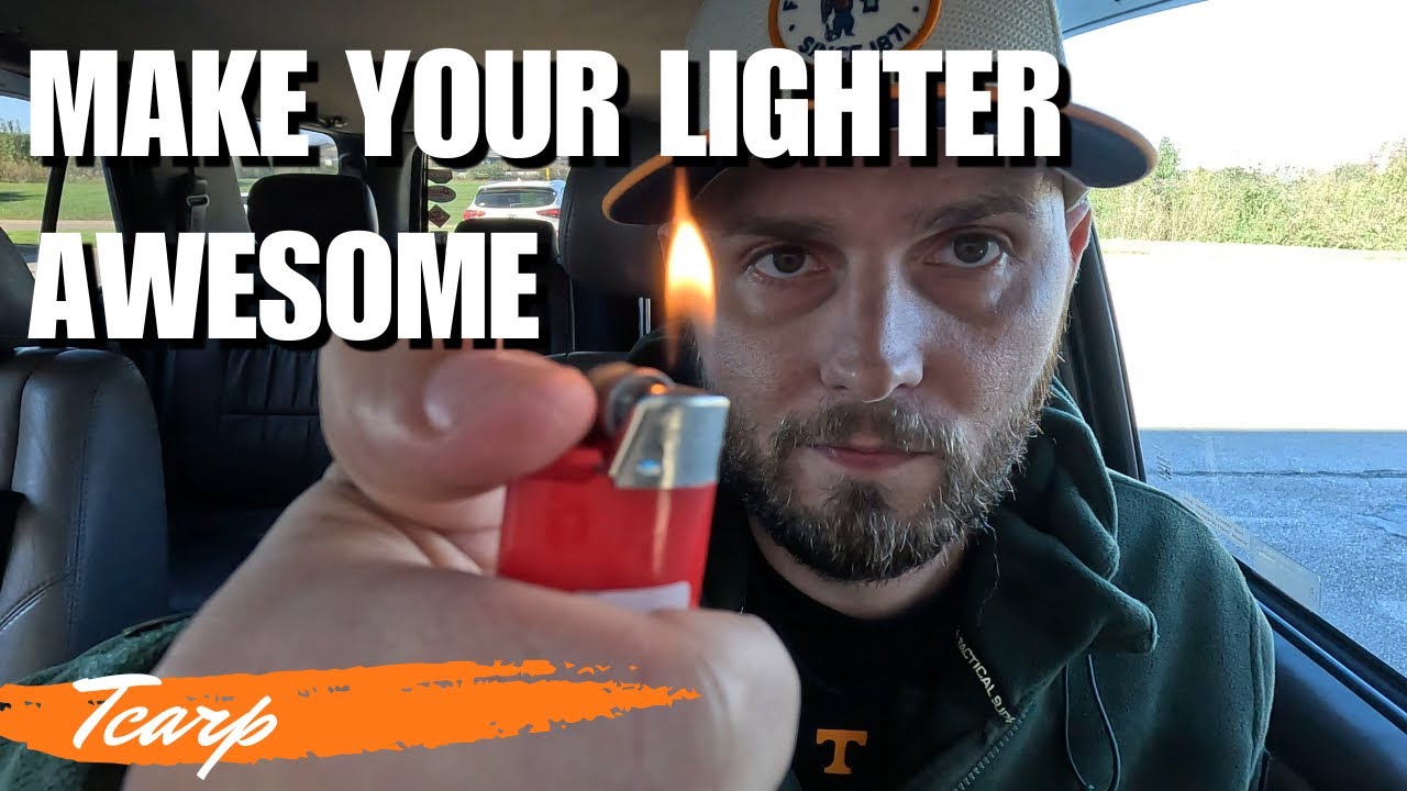 How to Make Your Lighter Awesome for Bushcrafting and Survival 🔥🔥🔥