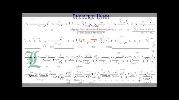 Cherubic Hymn Third Mode Hierotheos