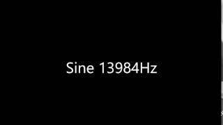 Sine 13984Hz Audio Only