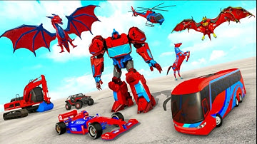Multi Robot Car Transform Bat * Android Gameplay