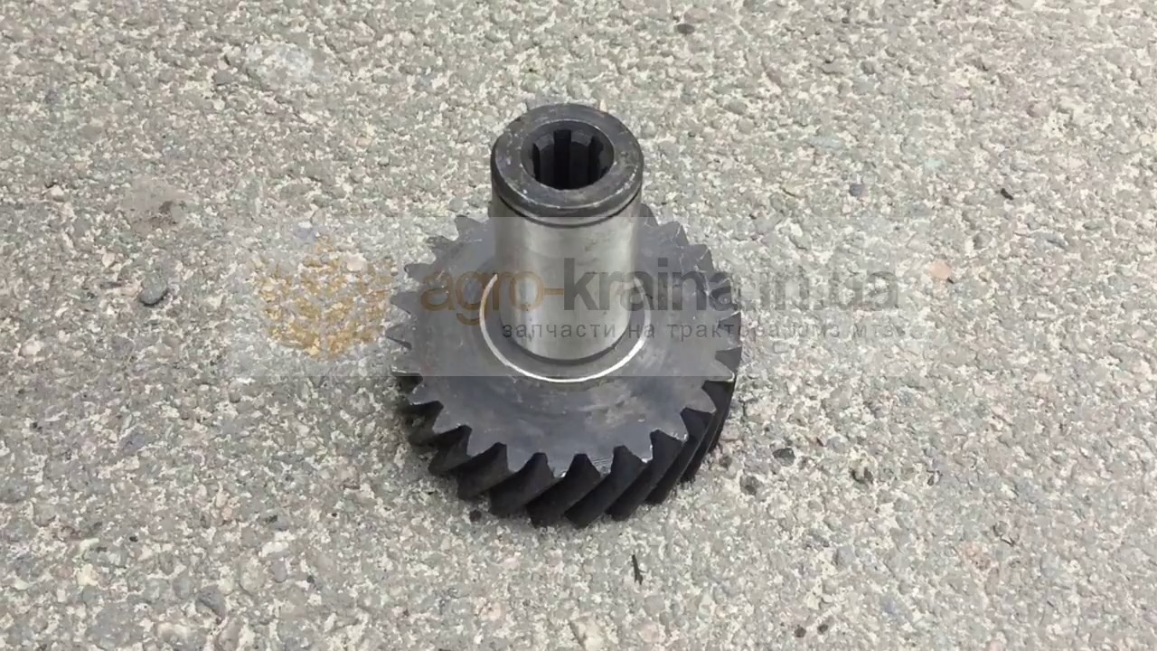 Шестерня привода насоса НШ-10 ЮМЗ Д65-1022041-А - YouTube