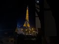 The Eiffel Tower at night✨ #eiffeltoweratnight #eiffeltower #paris #fyp