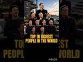 Top 10 Richest People in the World Elon musk , #tesla #trending #aura