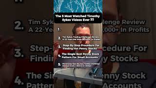 Top 5 Most Watched Timothy Sykes Videos Ever