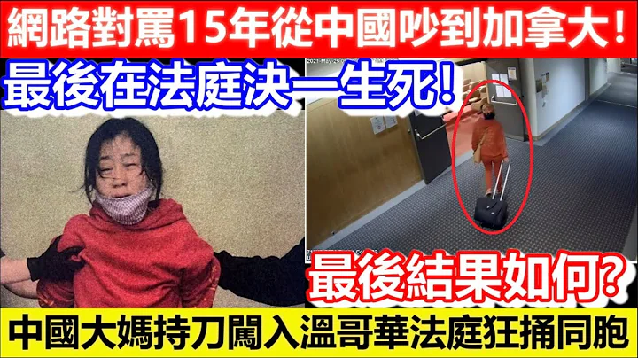 🔴网路对骂15年从中国吵到加拿大！最后在温哥华法庭决一生死！中国大妈持刀闯入温哥华法庭狂捅同胞！最后结果如何？｜CC字幕｜Podcast｜日更频道 - 天天要闻