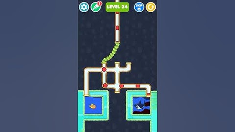 Save the Fish Level 24 | Pull the Pin | Mobile Games