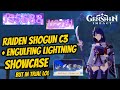 Showcase of raiden shogun c3  engulfing lightning trial shorts