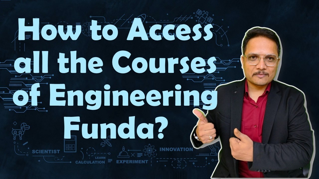 How to Access all the Courses of Engineering Funda? - YouTube