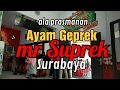 Ayam geprek mr suprek surabaya makan ala prasmanan