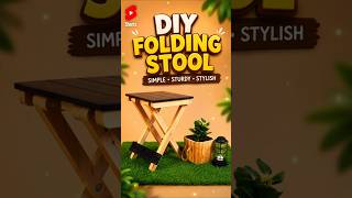 Folding Furniture Magic! Small Space Transformation 🪑✨ #shorts