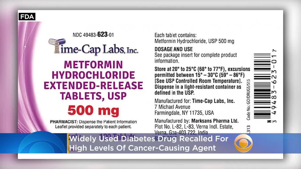 A diabetes drug has been recalled because it contains high levels of ...