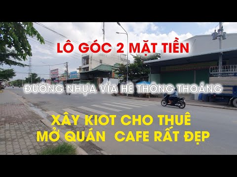 Video LÔ GÓC 2 MẶT TIỀN GẦN TRƯỜNG LÝ THÁI TỔ ĐƯỜNG LÊ THỊ... - youtube