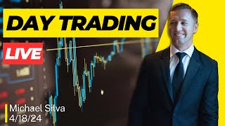 LIVE DAY TRADING: STOCK MARKET IN TURMOIL (Bounce When?)