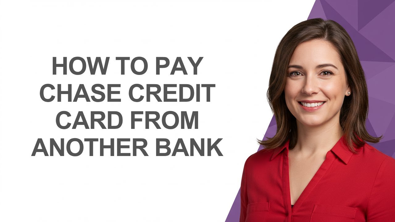 How to Pay Chase Credit Card From Another Bank - AshleyHowTo - YouTube