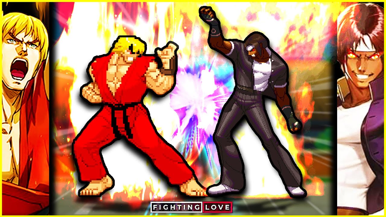 🔴The GREATEST FIRE FIGHT Ever! (Burning Ken vs Kusanagi XIII)