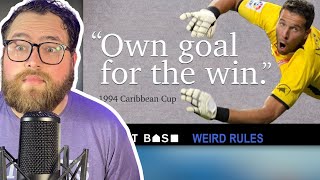 Reacting to the only time in football that a team scored an own goal on purpose