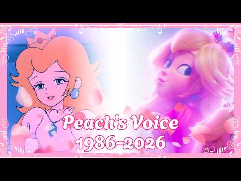 ♡Evolution of Princess Peach's Voice in Movies/Shows (1986-2026)♡