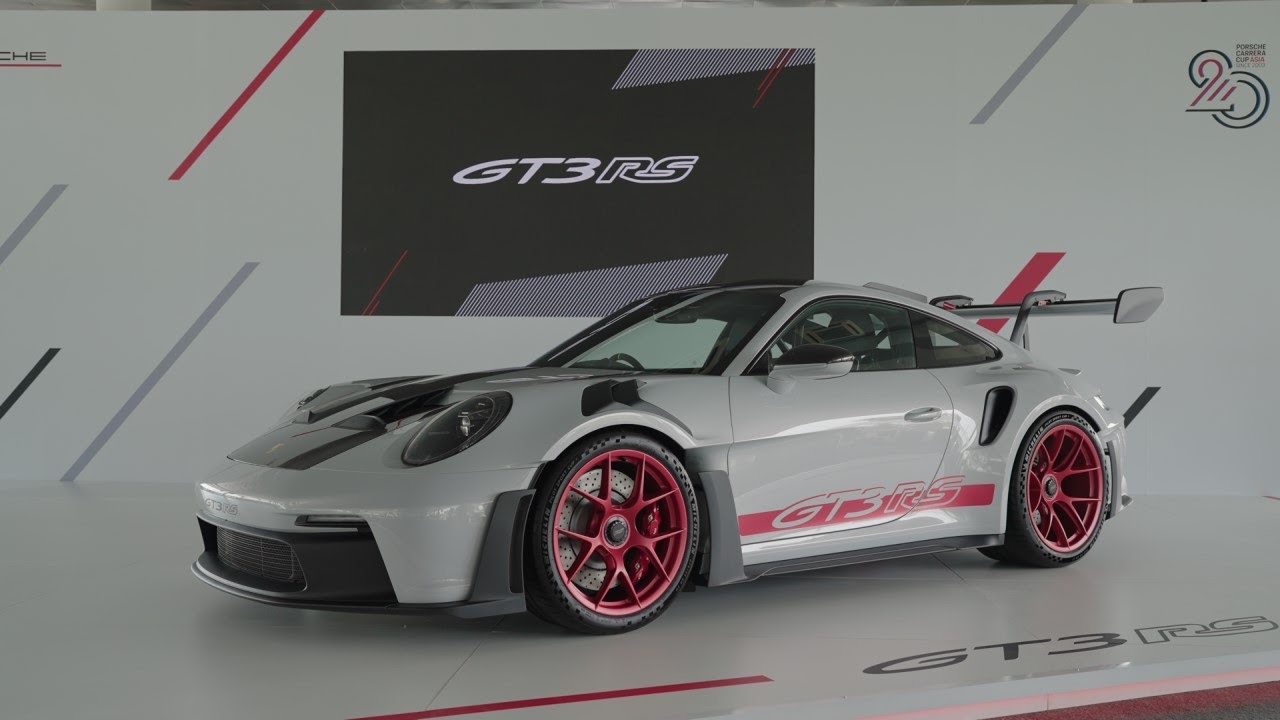 The new Porsche 911 GT3 RS launch at Porsche Carrera Cup Asia 2023 ...