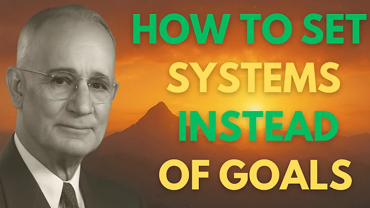 How To Set Systems Instead Of Goals (a system that will change your life) | Napoleon Hill